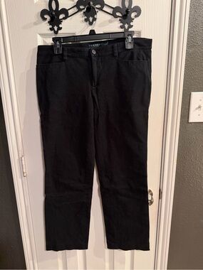 Lauren Ralph Lauren Black Straight-Leg Women's Jeans